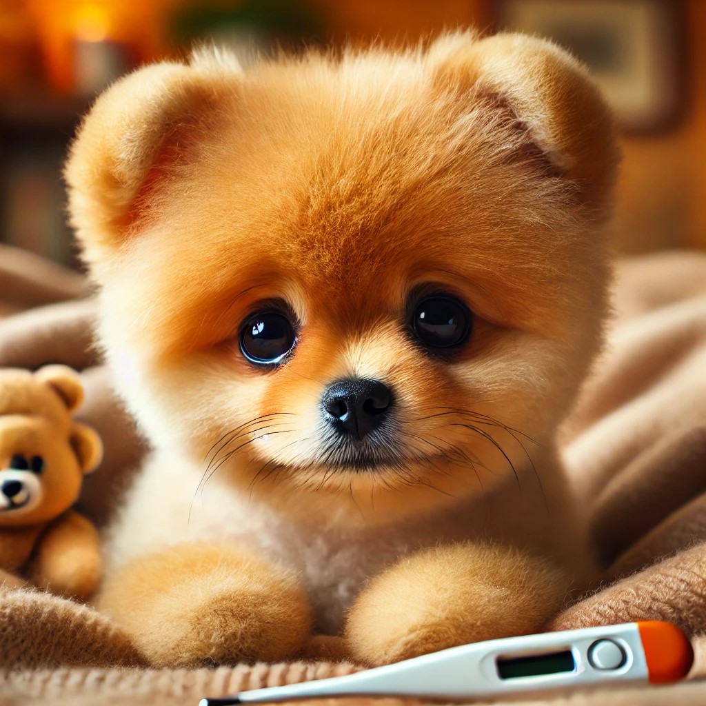 lulu da pomerania doente